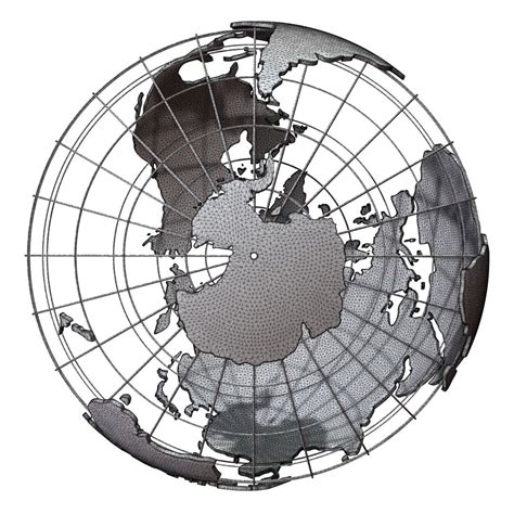 Earth Globe Wire 3D Model $9 - .obj .ztl .c4d .fbx .ma .max - Free3D