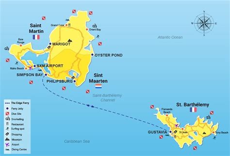 Map Of St Maarten Beaches - Maps For You