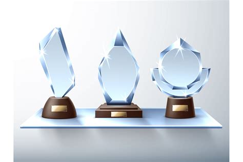 Glass Trophies Graphic by vectorbum · Creative Fabrica