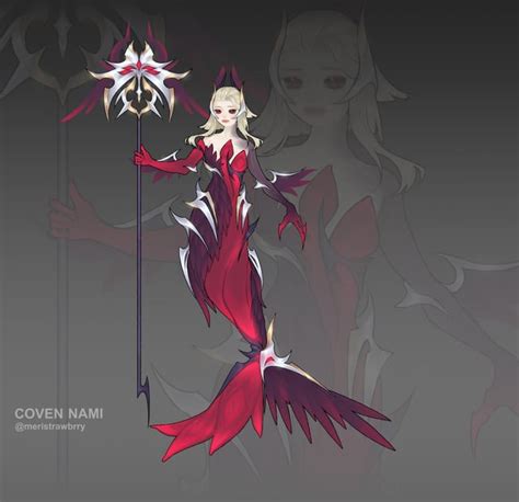 Coven Nami fan skin concept : r/NamiMains