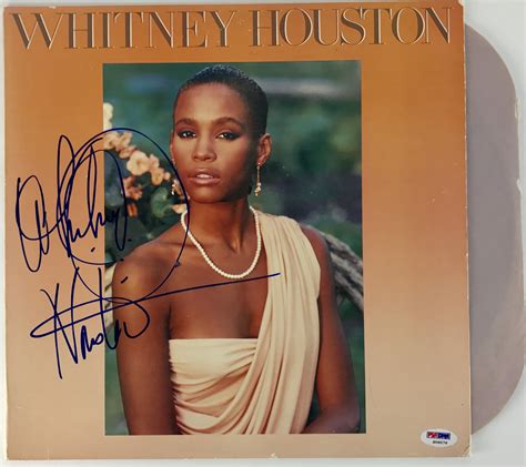 Lot Detail - Whitney Houston Signed Self-Titled Debut Album with RARE ...