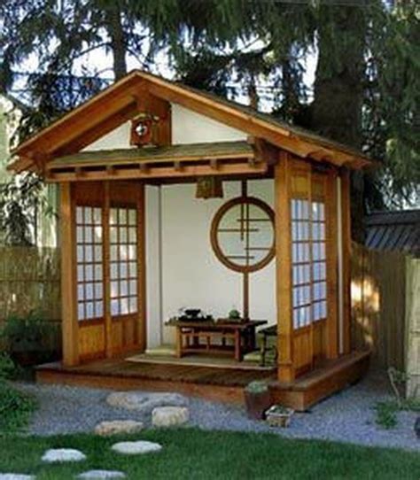 garden shed designs #gardensheddesigns | Japanese tea house, Japanese zen garden, Japanese garden