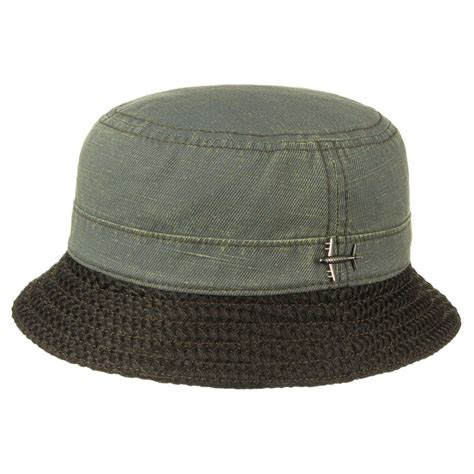 Denim Bucket Hat by Stetson, GBP 49,00 --> Hats, caps & beanies shop online - Hatshopping.co.uk