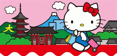 Hello Kitty "guide touristique". - le site du Japon