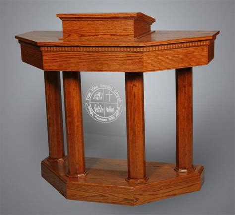 Wood with Acrylic Pulpit, Podium, Lectern Custom No 6 – Podiums Direct