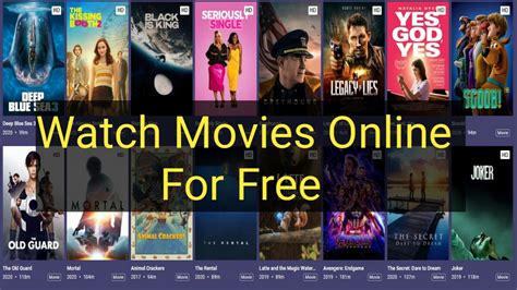 Best Site to Watch Movies Online For Free in 2022