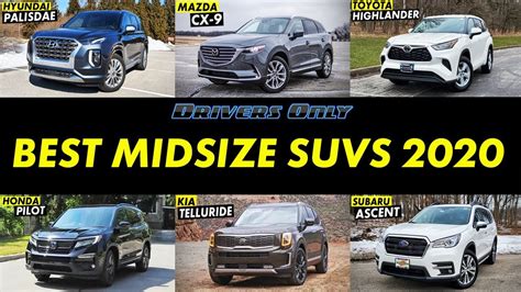 Best Midsize SUVs for 2020 - Drivers Only - YouTube