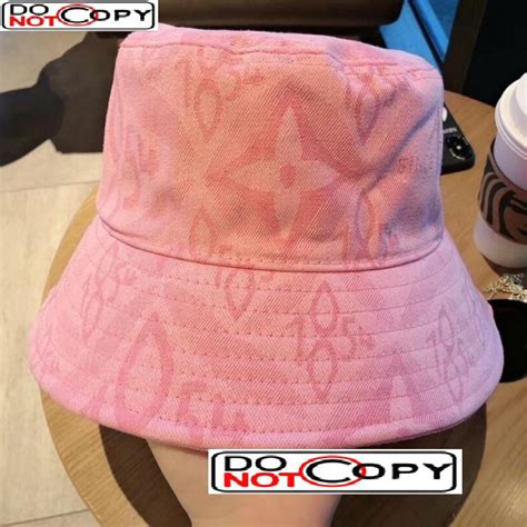 Louis Vuitton SINCE 1854 Canvas Bucket Hat Pink