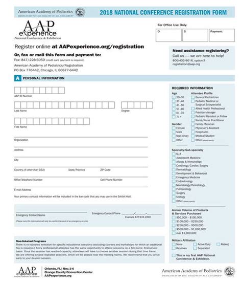 FREE 11+ Conference Registration Forms in PDF | MS Word | Excel