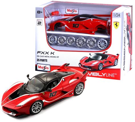 Buy Maisto 1: 24 Assembly Line Ferrari FXX-K Red, Colors May Vary ...