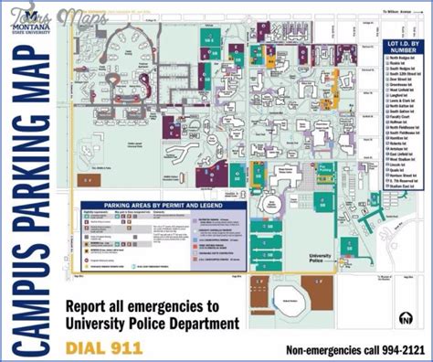 Montana State University Campus Map - Maping Resources