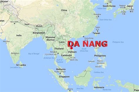 Da Nang Airports - Domestic and International Flights Route Maps