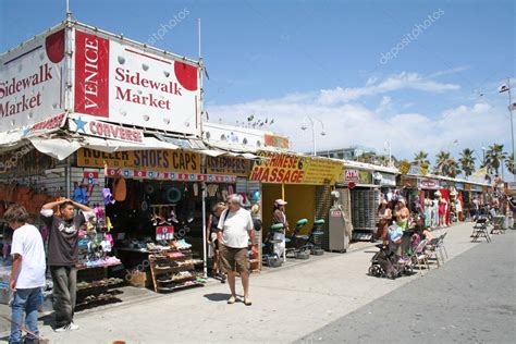 Venice Beach Boardwalk Shops, Los Angeles, CA – Stock Editorial Photo ...