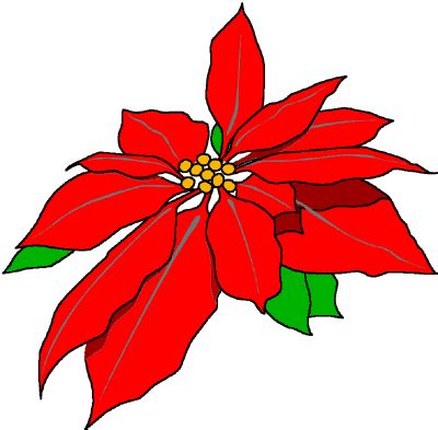 Christmas Flowers Clip Art - ClipArt Best