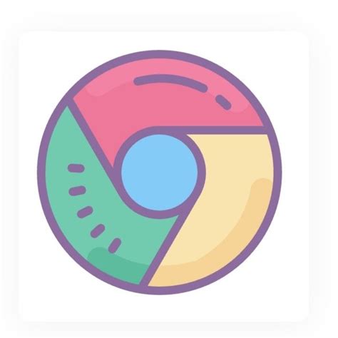 Icono de aplicación con diseño de pastel