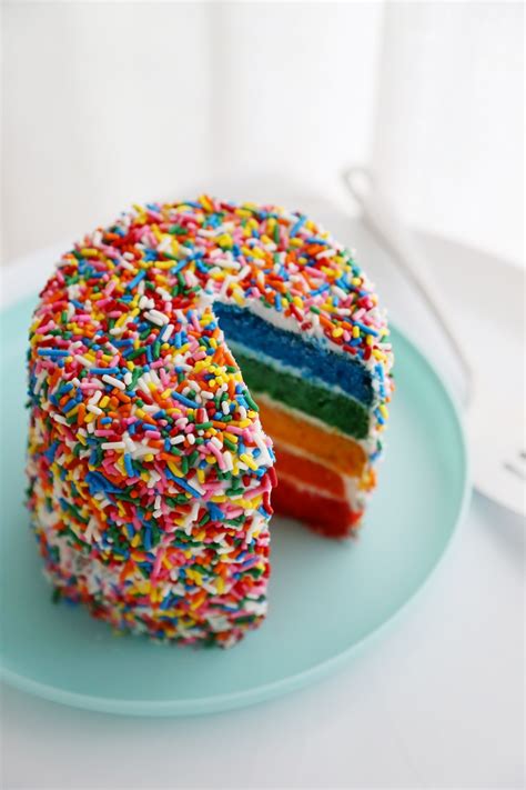 Easy Rainbow Cake – The Comfort of Cooking