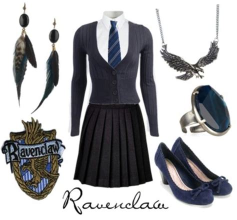 Ravenclaw school outfit ;) | Freaky Just Got Fabulous | Pinterest | Ravenclaw, School Outfits ...