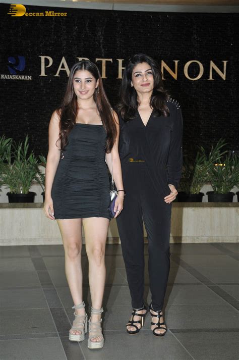 Raveena Tandon spotted with daughter Rasha in Mumbai » Deccan Mirror