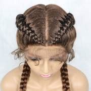 Lightweight Hand braided Synthetic Lace Front Cornrow Braids - Temu Philippines