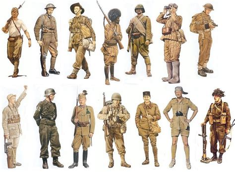 WW2 US Soldiers MILITARY Uniforms PAIR Original Gouache Illustrations For Book ...