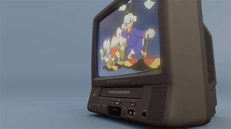 Old TV-VCR Combo - Finished Projects - Blender Artists Community