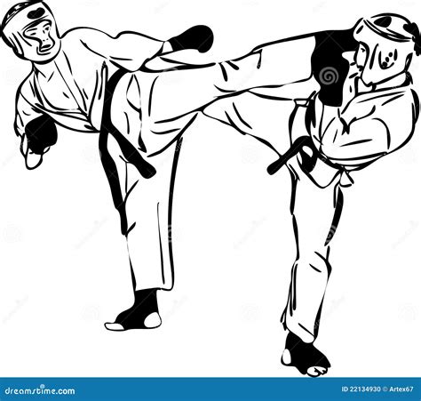 Karate Kyokushinkai Martial Arts Sports Stock Photo - Image: 22134930