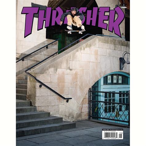 Thrasher Magazine June 2024 Issue 527 Kader Sylla Cover – Black Sheep Store