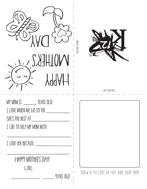 Printable Mother's Day Card - Learning Liftoff | Muttertag printables, Muttertagskarte ...