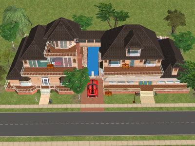 Sims 2 homes - floor plans etc | store on the right, home on… | Flickr