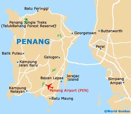 penang tourist map 2019 - Edward Short