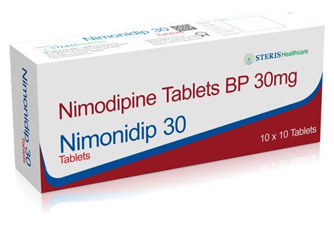 Nimodipine BP (30mg) at Rs 40/stripe | Nimodipine Tablet in Jaipur | ID: 27128211348