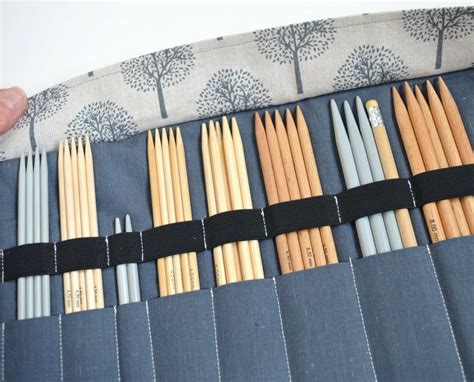 Knitting Needle Case Pattern, Diy Knitting Needles, Knitting Case, Knitting Needle Storage ...