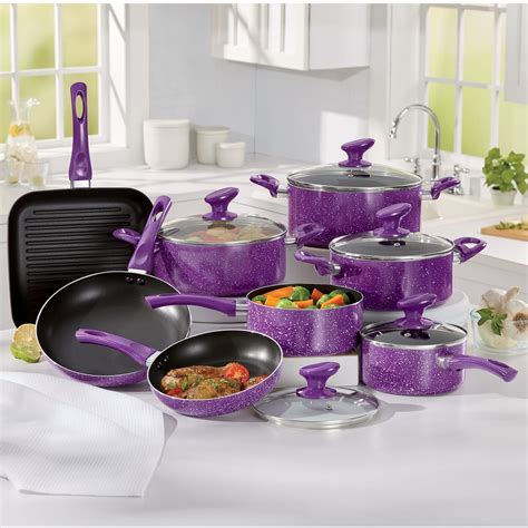 Pin by Lua cheia on Purple Lover | Purple kitchen accessories, Purple kitchen, Cookware set
