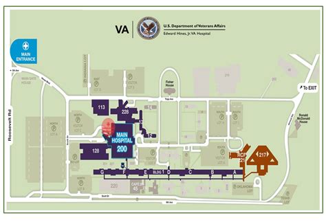 Hines VA Hospital Campus Map | VA Hines Health Care | Veterans Affairs