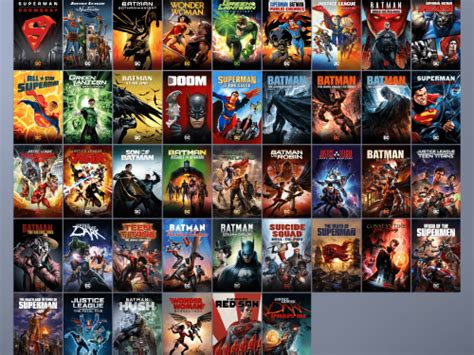 Create a DC Universe Animated Original Movies Tier List - TierMaker