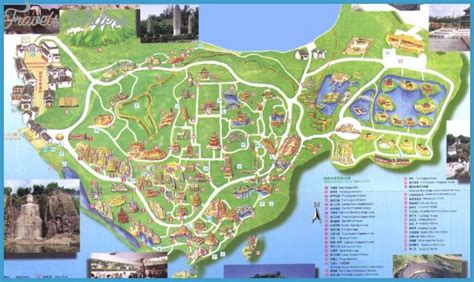 Shenzhen Map Tourist Attractions - TravelsFinders.Com