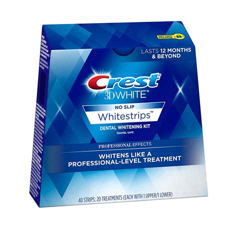 CREST 3D WHITE - WHITESTRIPS PROFESSIONAL EFFECTS 20 Whitening Treatments | Crest | Teeth ...