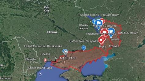 Ukraine War Frontline Map September 16th | Flooding Starting to Affect ...