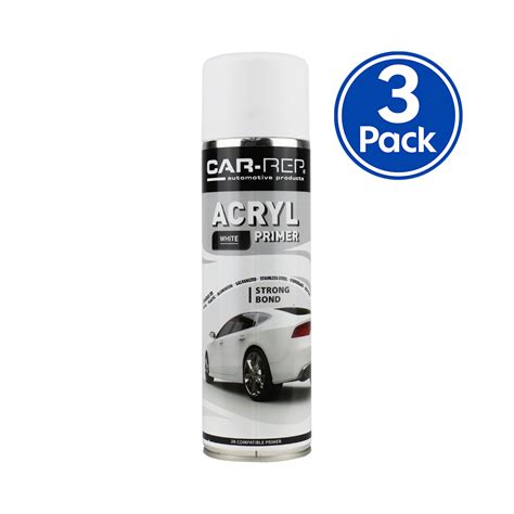 CAR-REP Acrylic Automotive Primer 500ml White x 3 Pack – Wholesale Paint Group