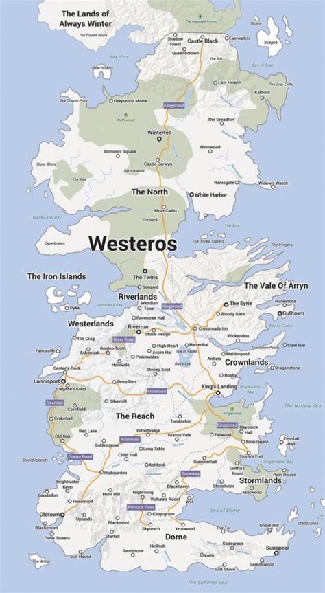 จะเป็นยังไงนะ เมื่อดินแดนแห่งเวสเทอรอสใน 'Game of Thrones' โดนจับมาอยู่บน Google Maps ! - #beartai