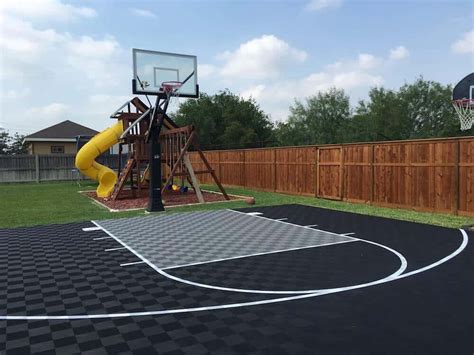 Backyard Basketball Court Ideas - ModuTile Sport Floor Picture Gallery