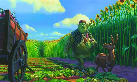 Concept art for the first Shrek movie : r/conceptart