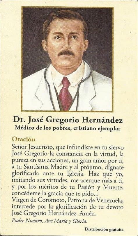 Oración Al Doctor José Gregorio Hernández Oraciona Archangel Michael ...