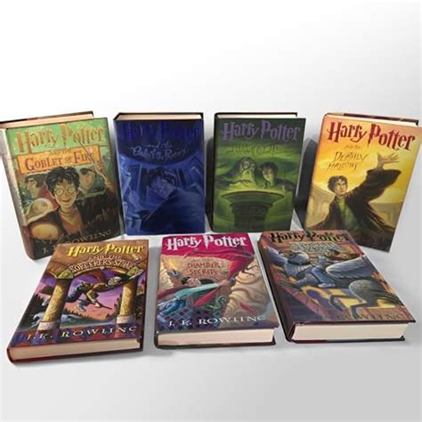 1-st Edition Harry Potter Full Book Set Volumes 1-7 Hardcover by J. K ...