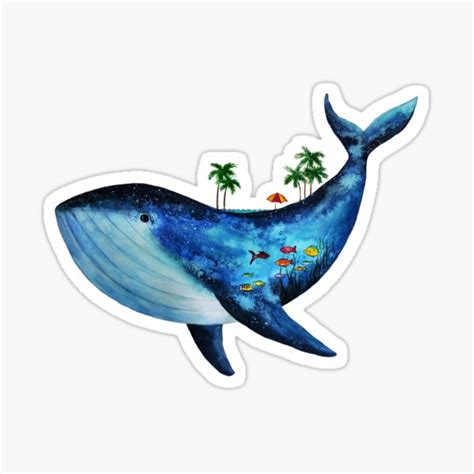 Whale Stickers | Redbubble