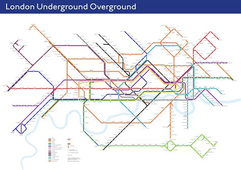 Transit Maps: Unofficial Map: London Overground Underground by Kenneth Field