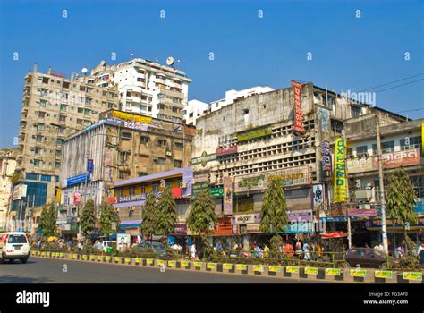 Building on Mirpur road ; New Market ; Dhaka ; Bangladesh Stock Photo ...