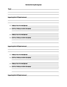 Point by Point Outline for Writing Informational Essays | TPT