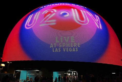 U2 Concert Uses Stunning Visuals to Open Massive Sphere Venue in Las Vegas