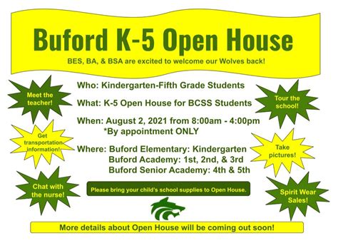 Buford City Schools District Newsletter August 2021